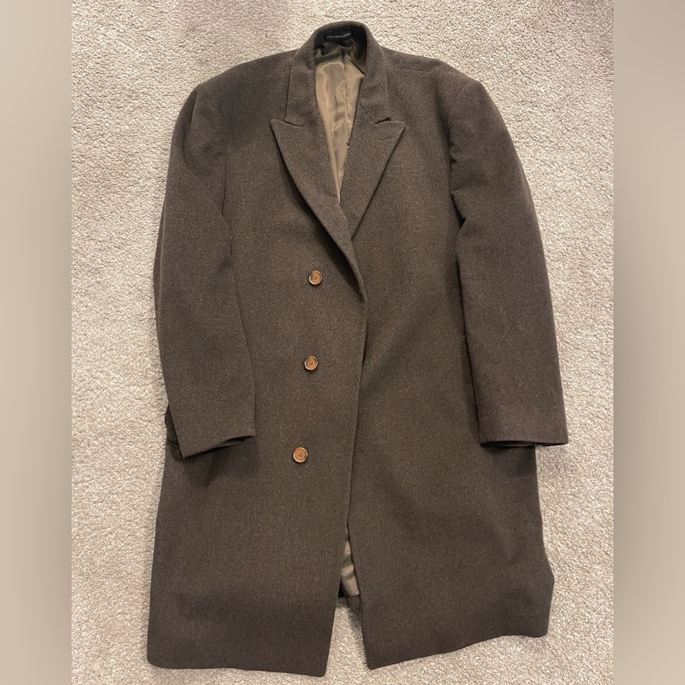 Gorgeous EUC Calvin Klein Wool/Cashmere Dress Coat 48L